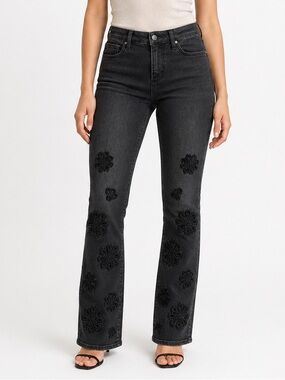Driftwood Kelly Jeans Women’s Size 26 Black Slight Flare Denim NWT